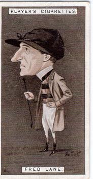 1925 Player's Racing Caricatures #25 Fred Lane Front